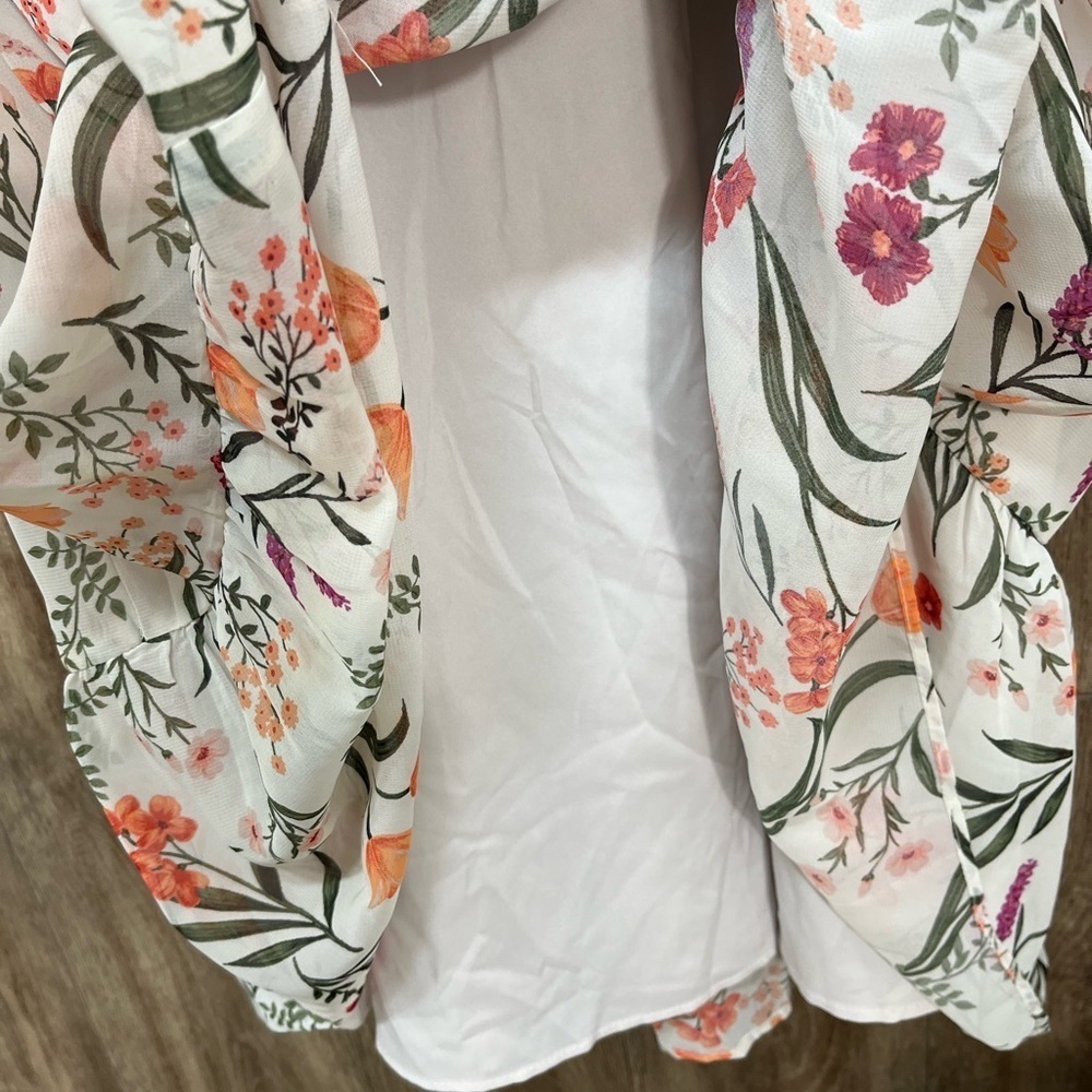 NWT Eliza J Floral Midi Dress - Picture 7 of 12
